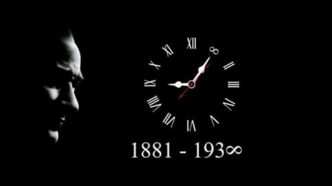 Gazi Mustafa Kemal Atatürk'ün ebediyete irtihalinin 84. yıl dönümü nedeniyle anma programı düzenlendik